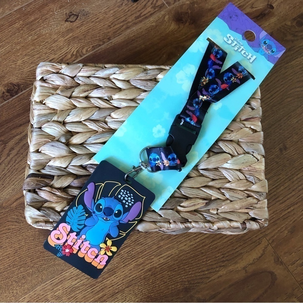Disney Stitch snap off Lanyard